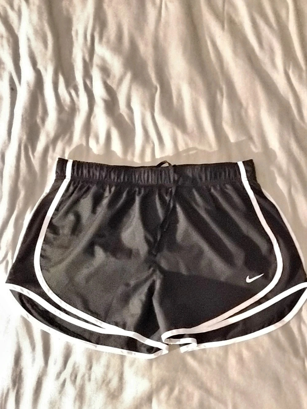 Nike Tempo Dri-FIT Running Shorts Black & White Large